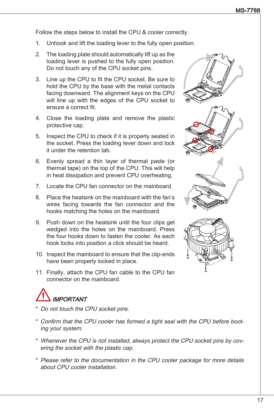 MSI CSM-H61M-P32/W8 User Manual | Page 17 / 172