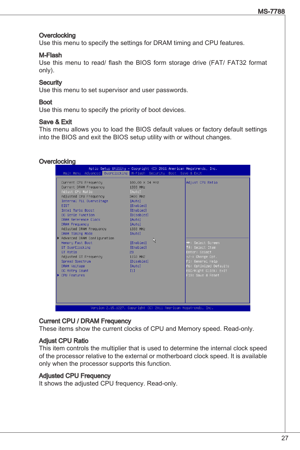 MSI CSM-H61M-P32/W8 User Manual | Page 27 / 172