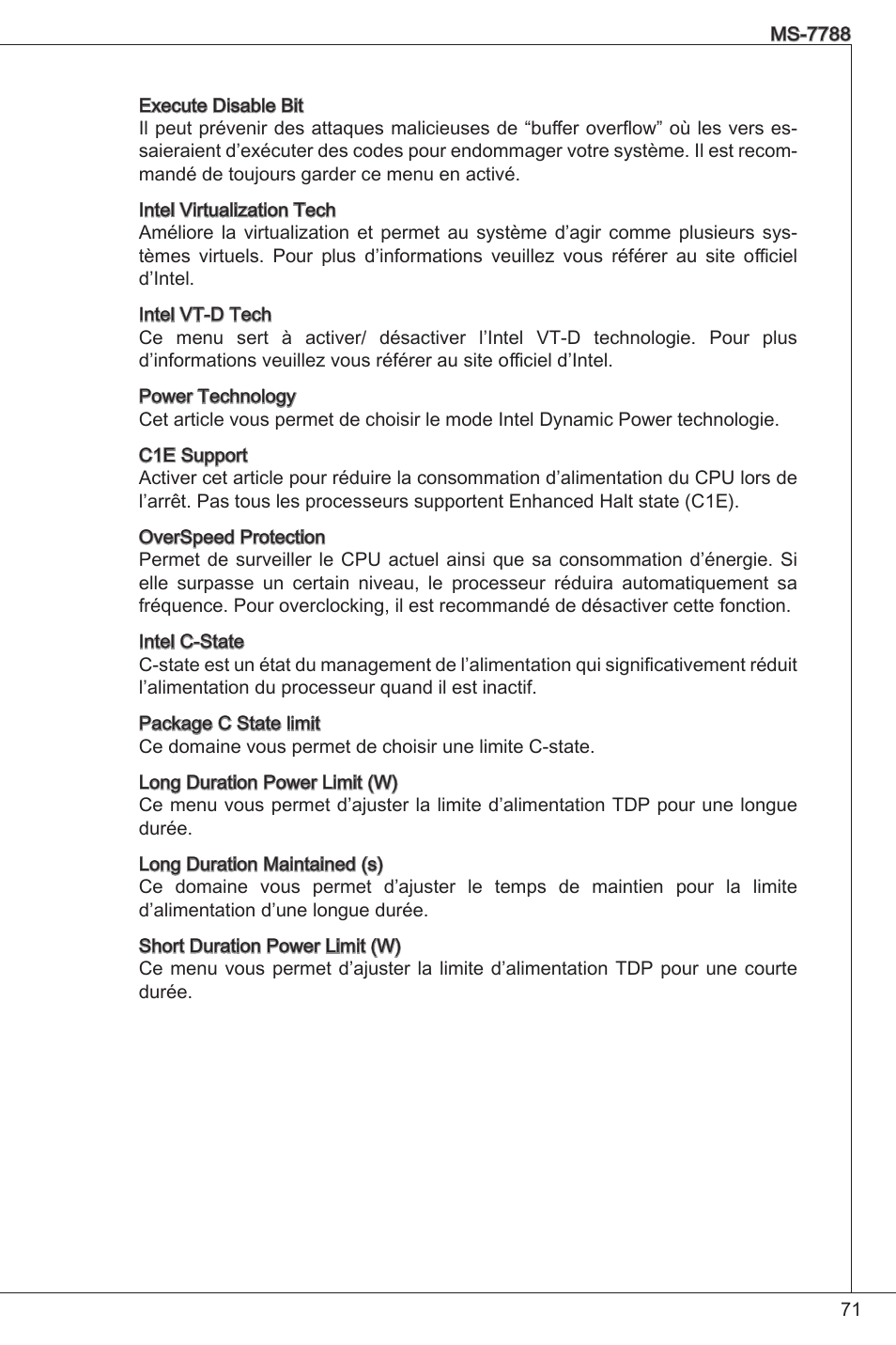 MSI CSM-H61M-P32/W8 User Manual | Page 71 / 172