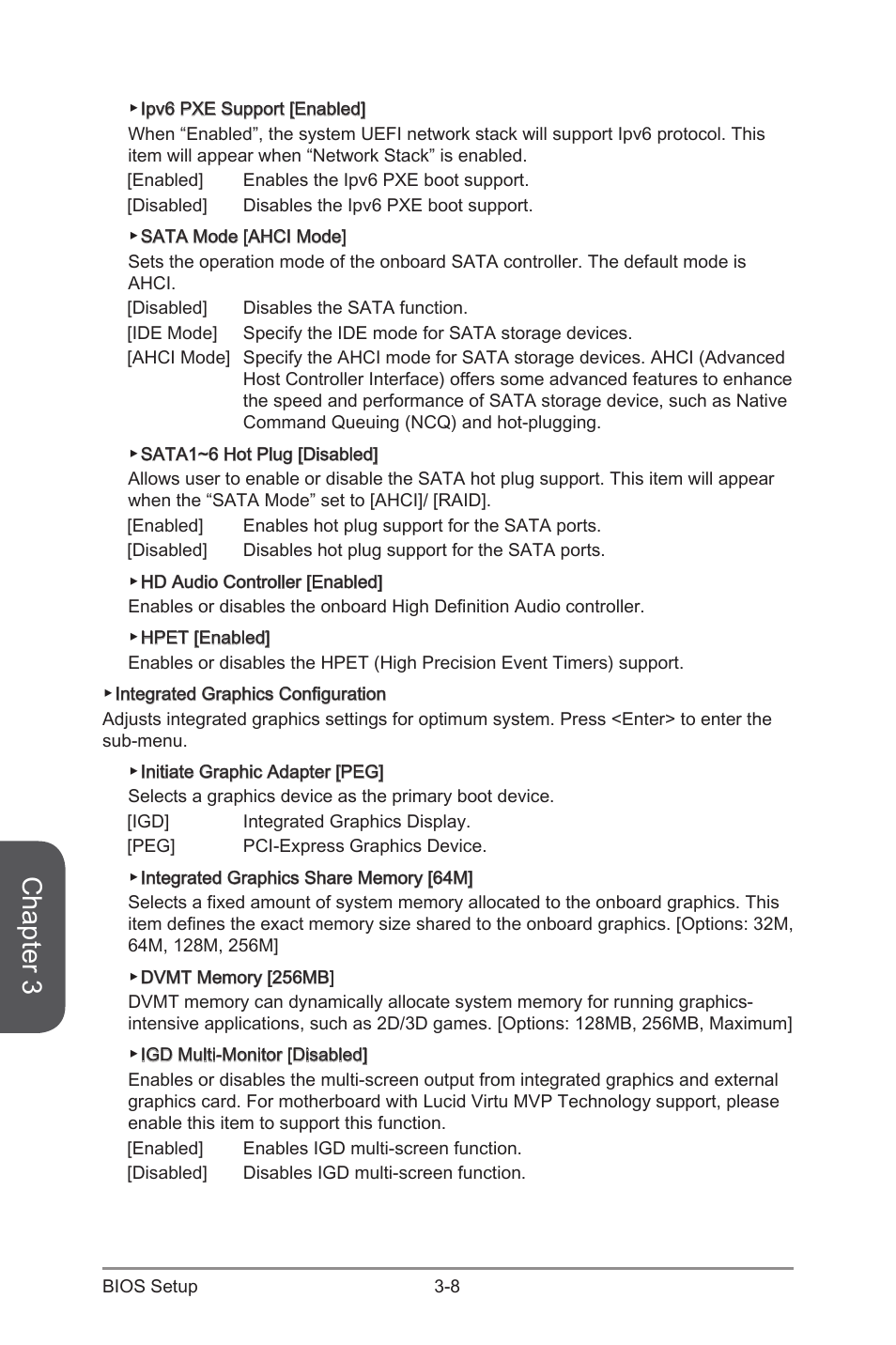 Chapter 3 | MSI CSM-B85M-E45 User Manual | Page 62 / 84