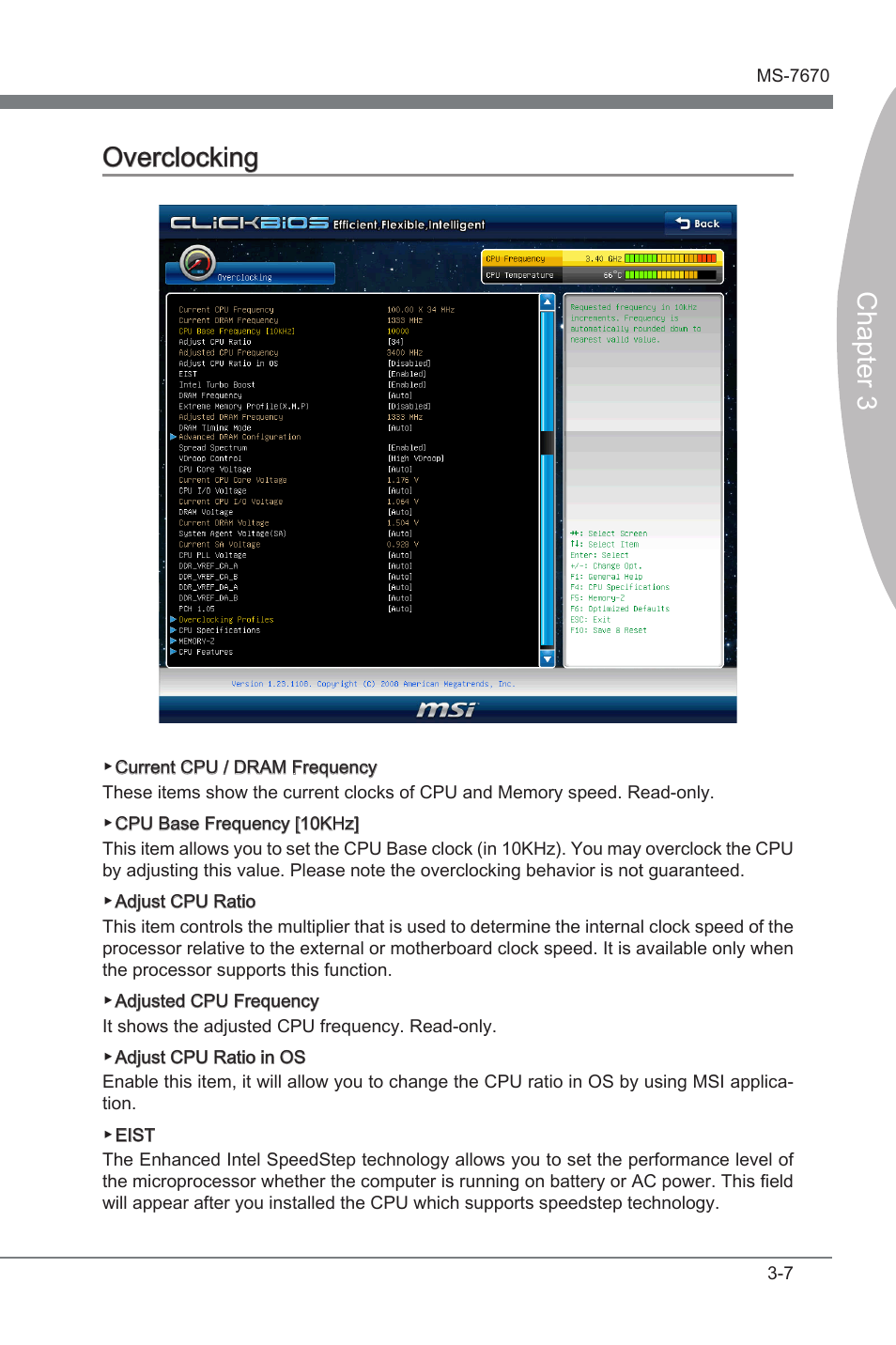 Overclockng -7, Chapter 3, Chapter 3 overclockng | MSI Big Bang-Marshal (B3) Manual User Manual | Page 55 / 102