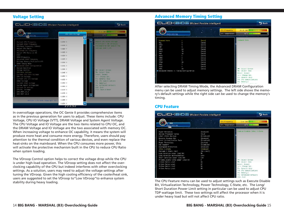 MSI Big Bang-Marshal (B3) OC Guide User Manual | Page 8 / 15