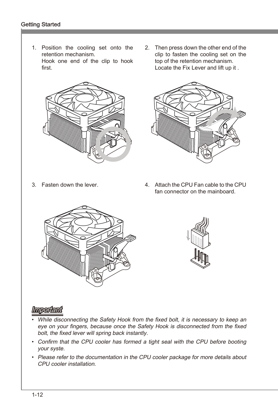 Important | MSI A55M-P35 User Manual | Page 22 / 72