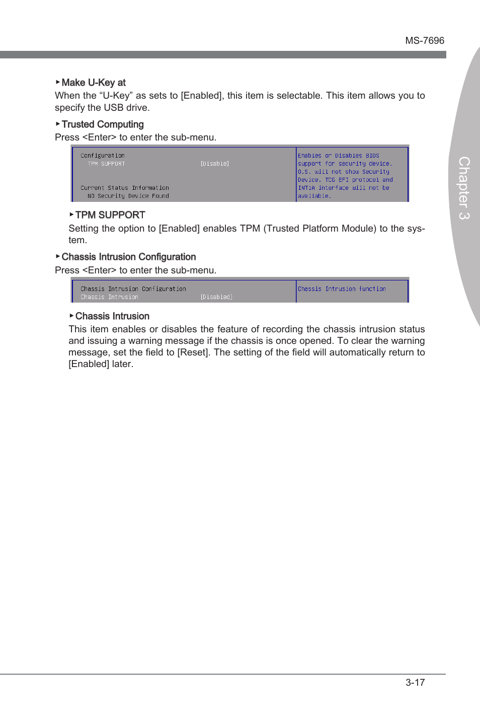 Chapter 3 | MSI A75MA-G55 User Manual | Page 53 / 72