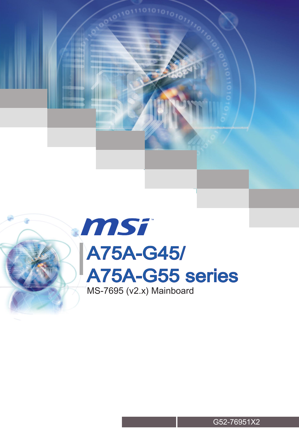 MSI A75A-G55 Manual User Manual | 72 pages