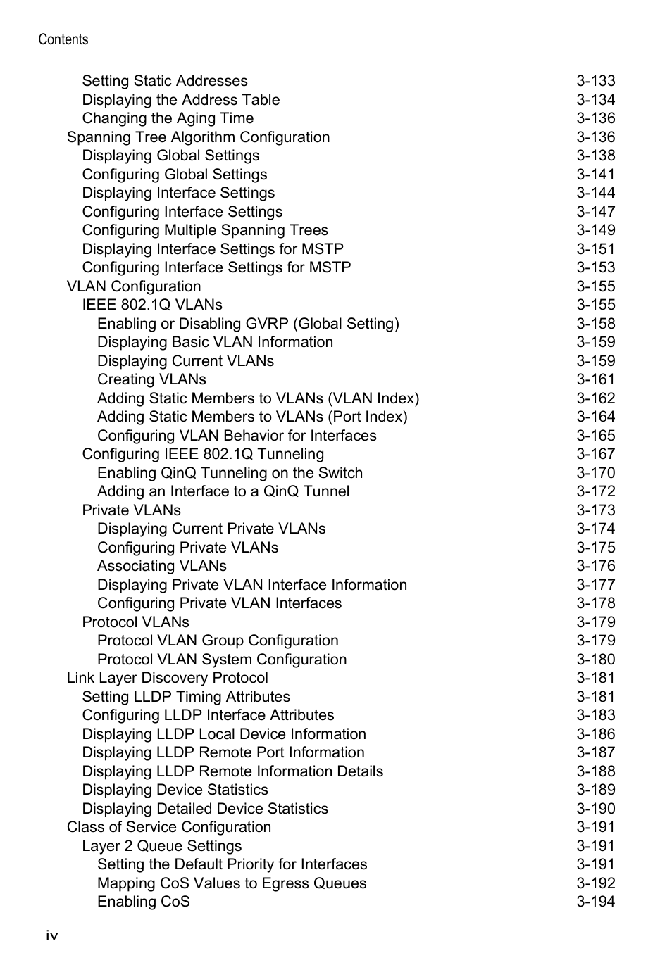 Accton Technology Edge-corE Fast Ethernet Switch ES3528M-SFP User Manual | Page 10 / 644