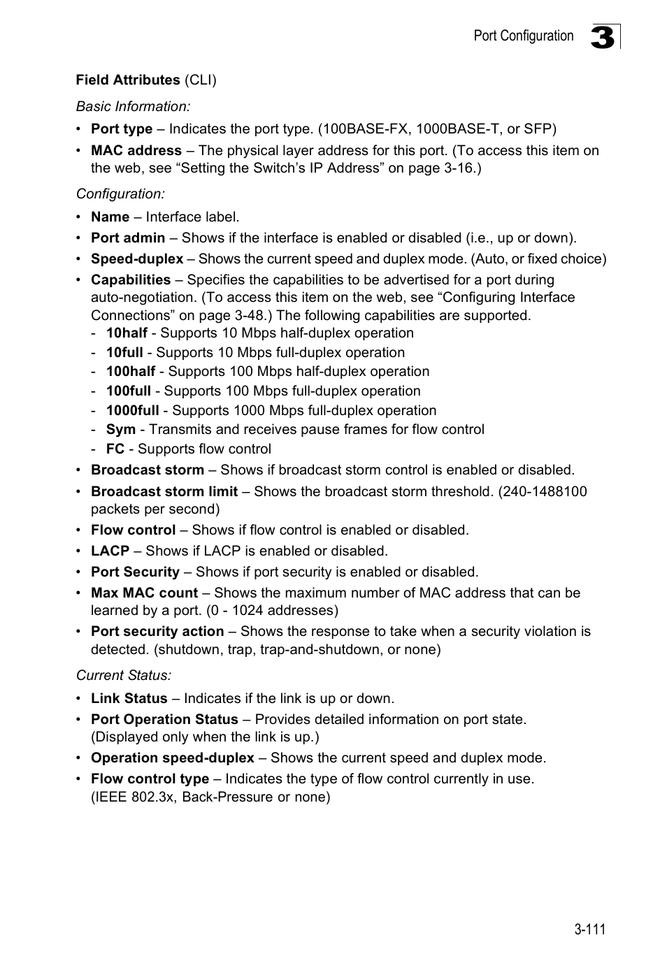 Accton Technology Edge-corE Fast Ethernet Switch ES3528M-SFP User Manual | Page 161 / 644