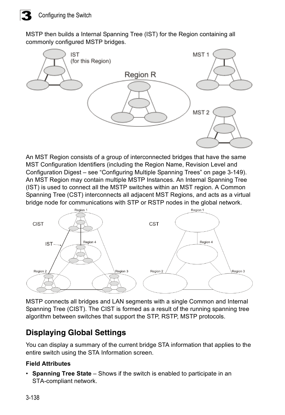 Displaying global settings | Accton Technology Edge-corE Fast Ethernet Switch ES3528M-SFP User Manual | Page 188 / 644