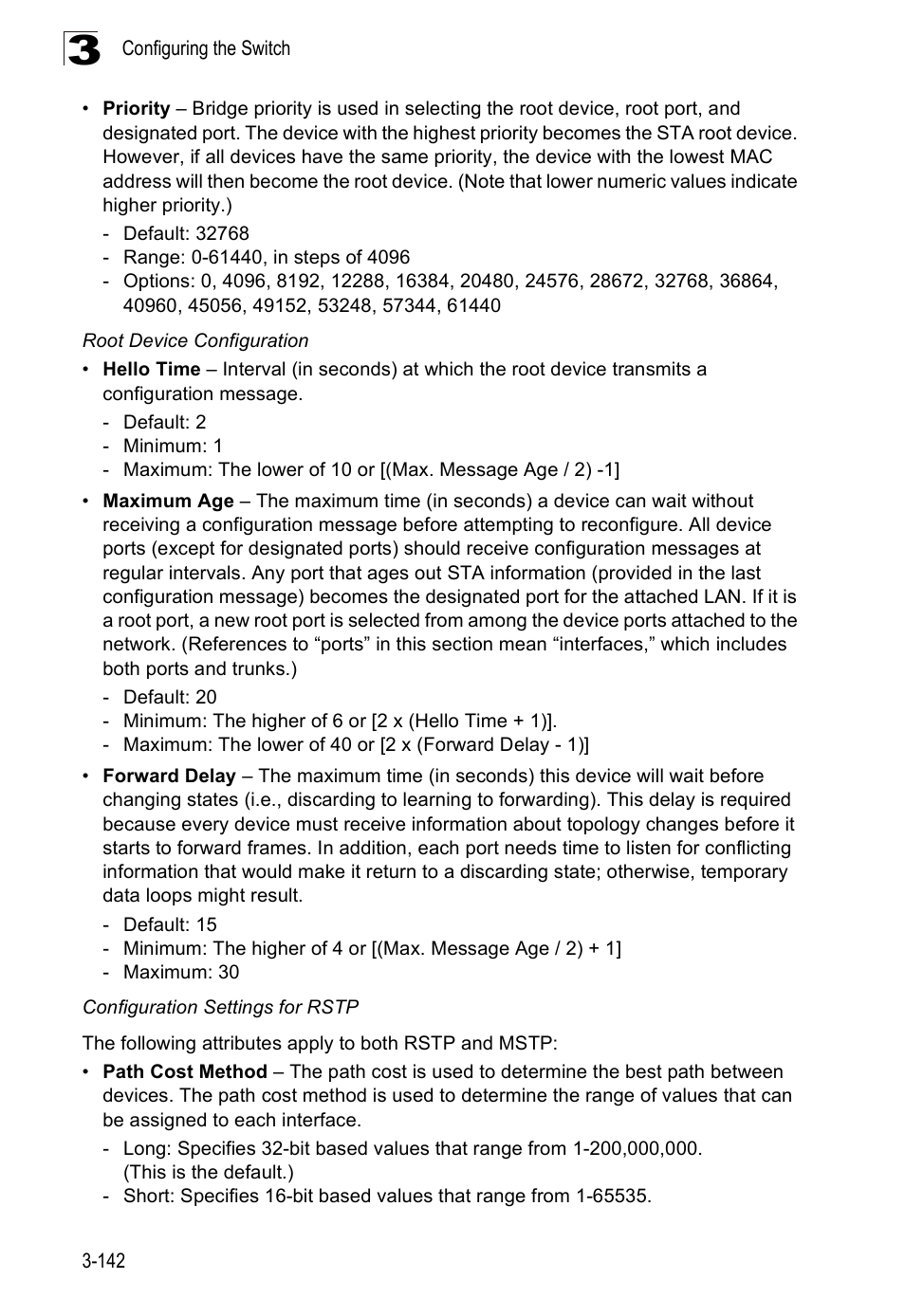 Accton Technology Edge-corE Fast Ethernet Switch ES3528M-SFP User Manual | Page 192 / 644