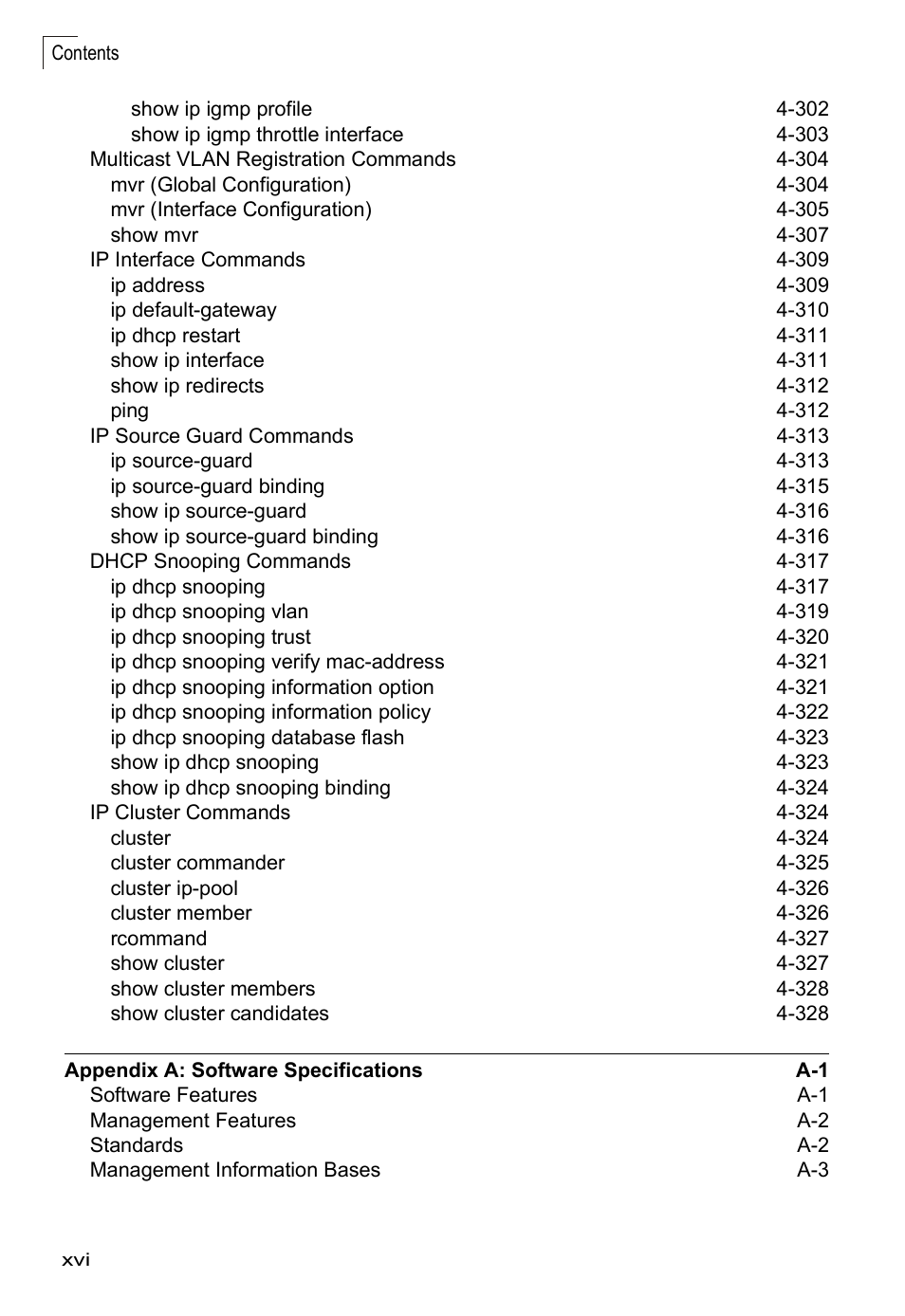 Accton Technology Edge-corE Fast Ethernet Switch ES3528M-SFP User Manual | Page 22 / 644