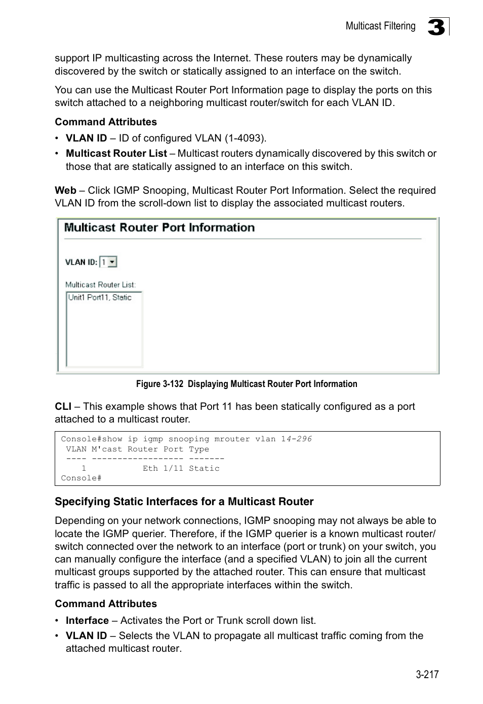 Accton Technology Edge-corE Fast Ethernet Switch ES3528M-SFP User Manual | Page 267 / 644