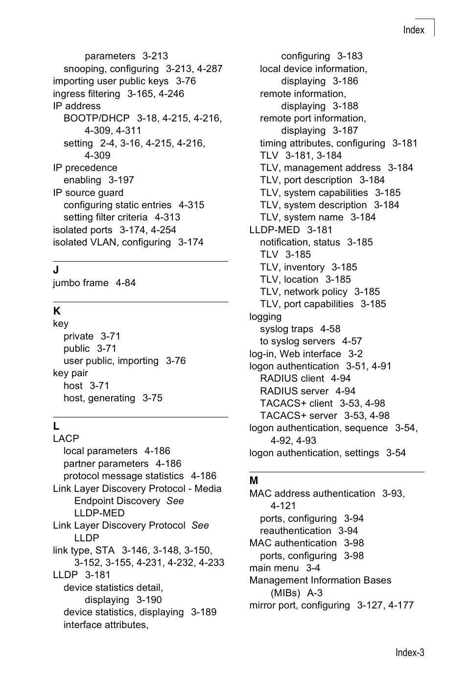 Accton Technology Edge-corE Fast Ethernet Switch ES3528M-SFP User Manual | Page 639 / 644