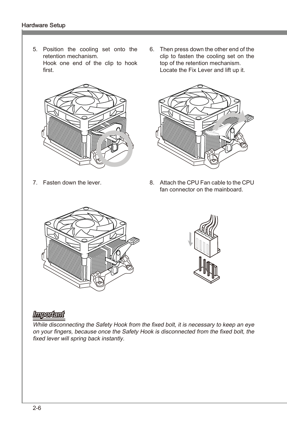 Chapter 2, Important | MSI 990XA-GD55 User Manual | Page 22 / 74