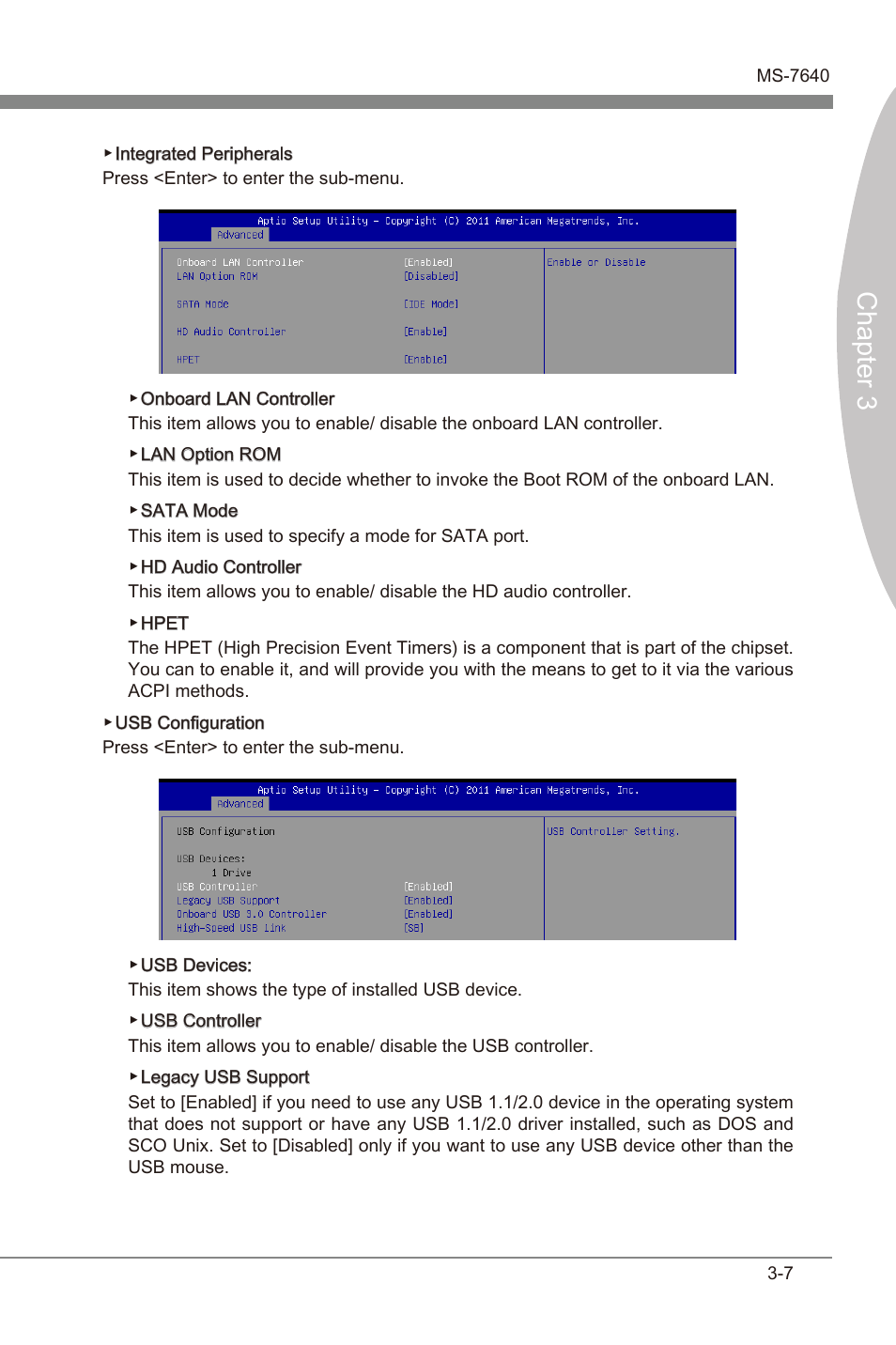 Chapter 3 | MSI 990XA-GD55 User Manual | Page 43 / 74