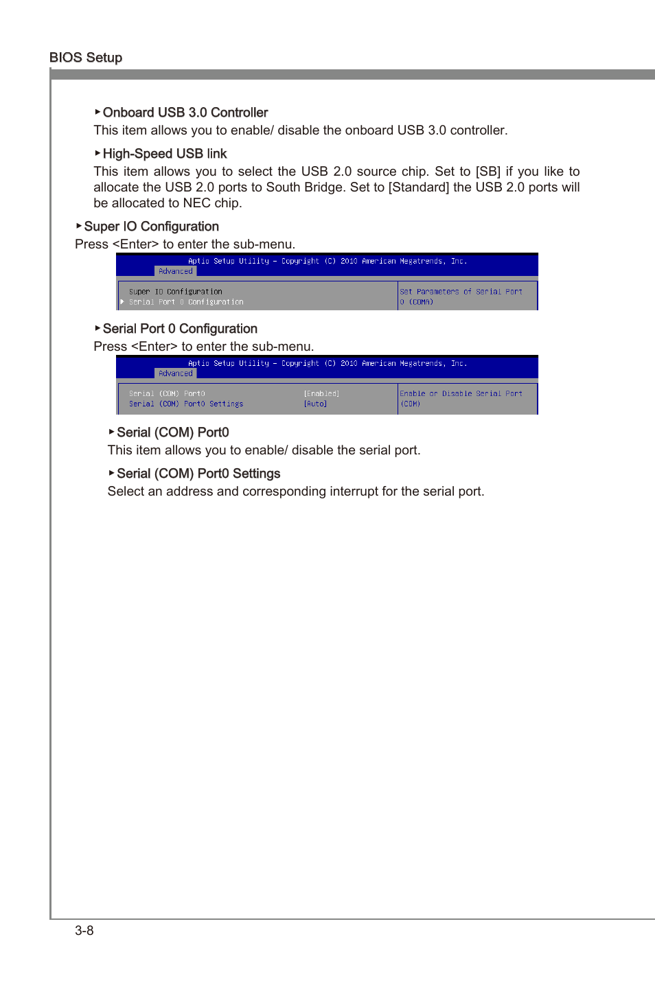 Chapter 3 | MSI 990XA-GD55 User Manual | Page 44 / 74