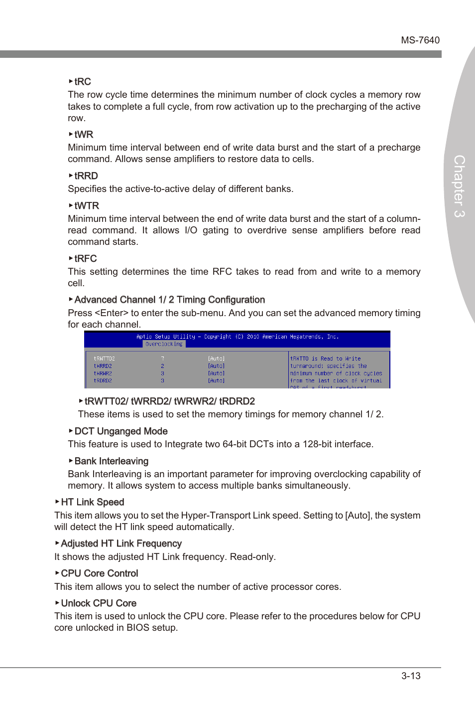 Chapter 3 | MSI 990XA-GD55 User Manual | Page 49 / 74
