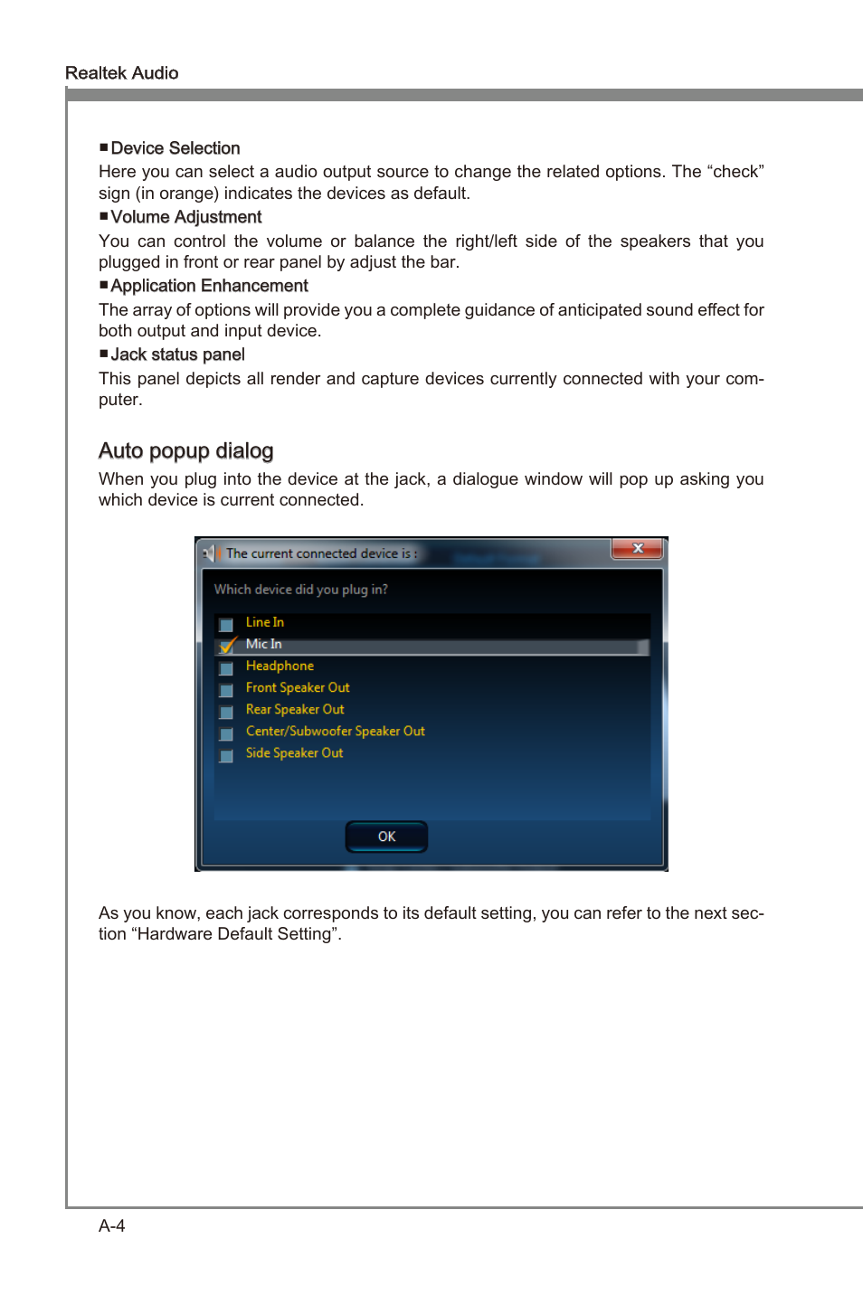 Append x a, Auto popup dalog | MSI 990XA-GD55 User Manual | Page 62 / 74