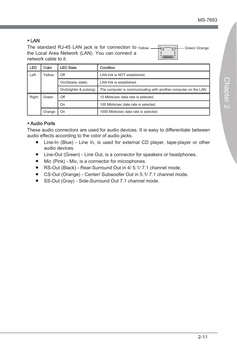 Chapter 2 | MSI 970A-G45 User Manual | Page 27 / 76