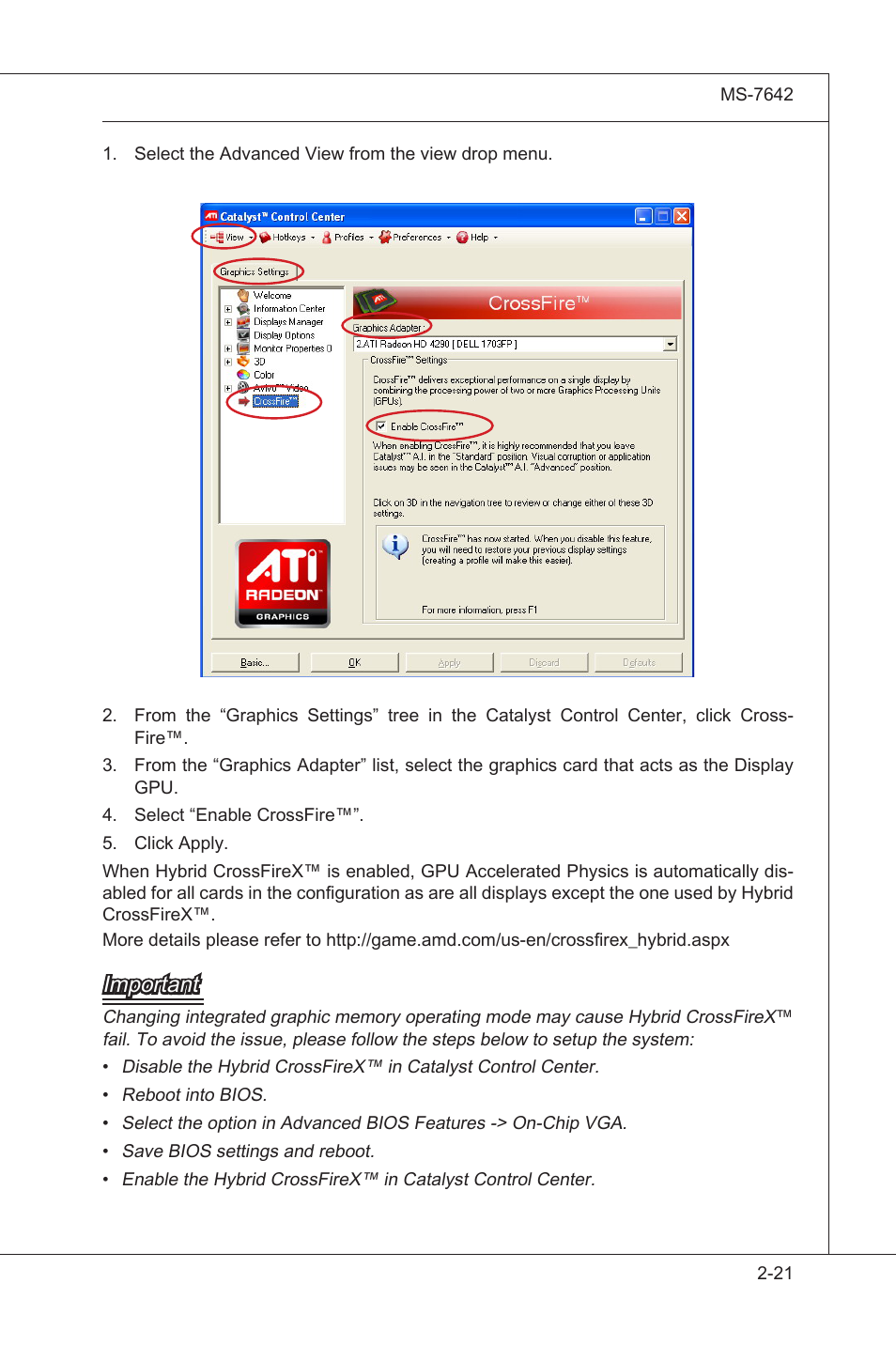 Important | MSI 890GXM-G65 User Manual | Page 37 / 110