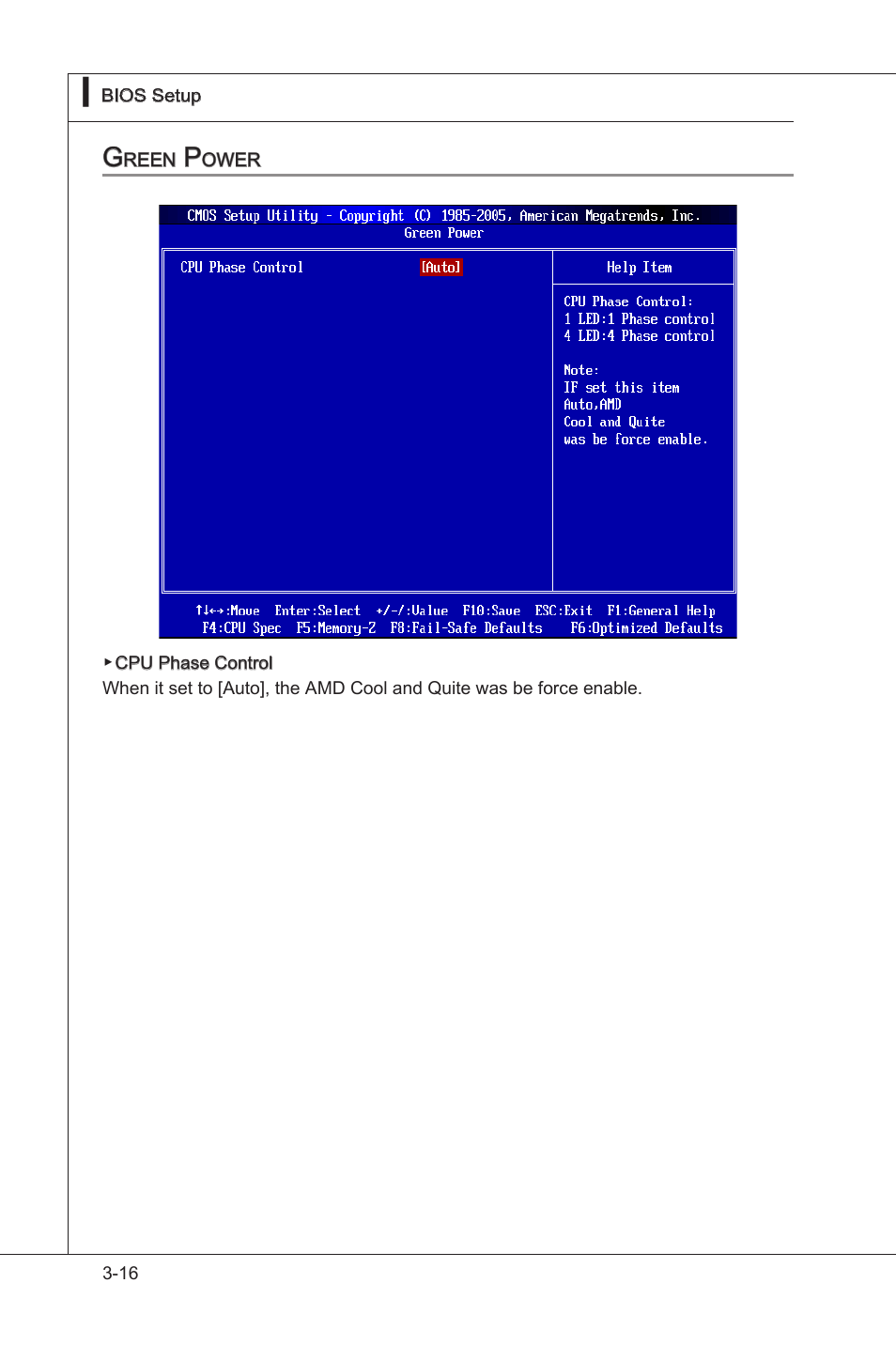 Green power, Green power -16 | MSI 890GXM-G65 User Manual | Page 56 / 110