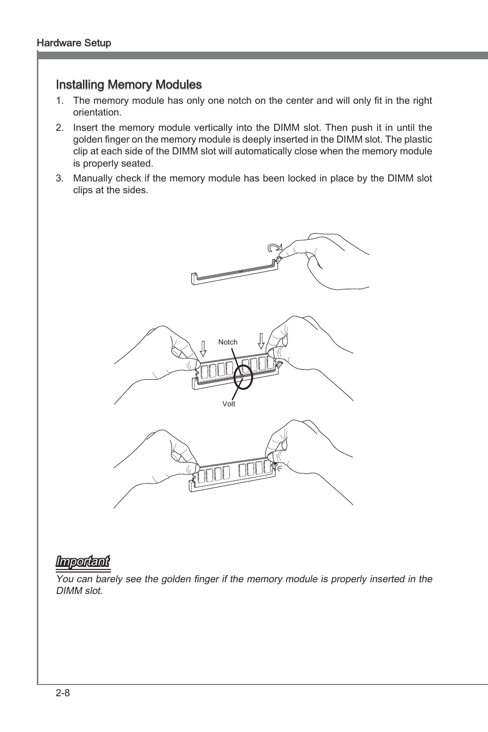 Chapter 2, Important | MSI 890FXA-GD70 User Manual | Page 24 / 90