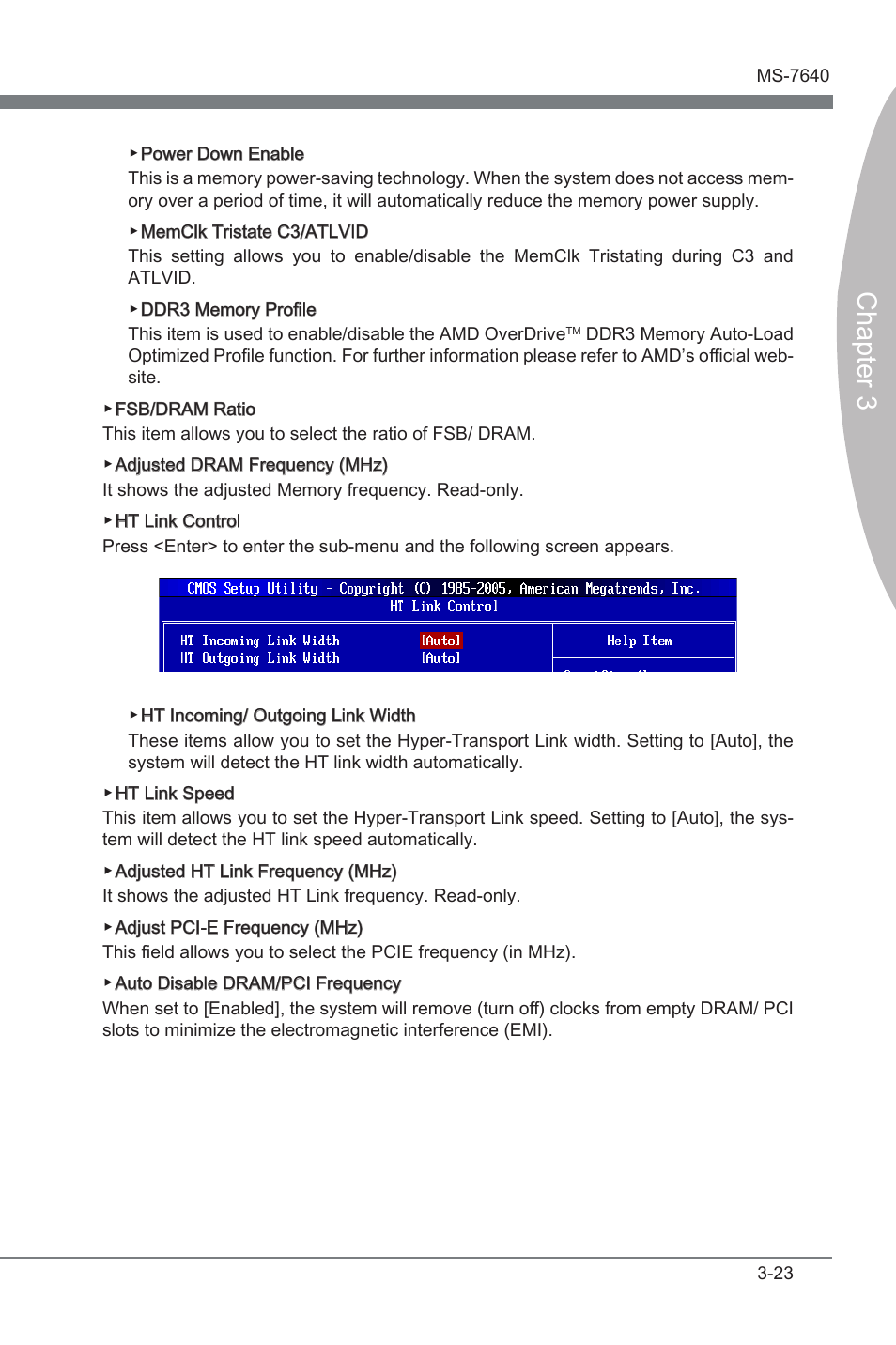 Chapter 3 | MSI 890FXA-GD70 User Manual | Page 67 / 90