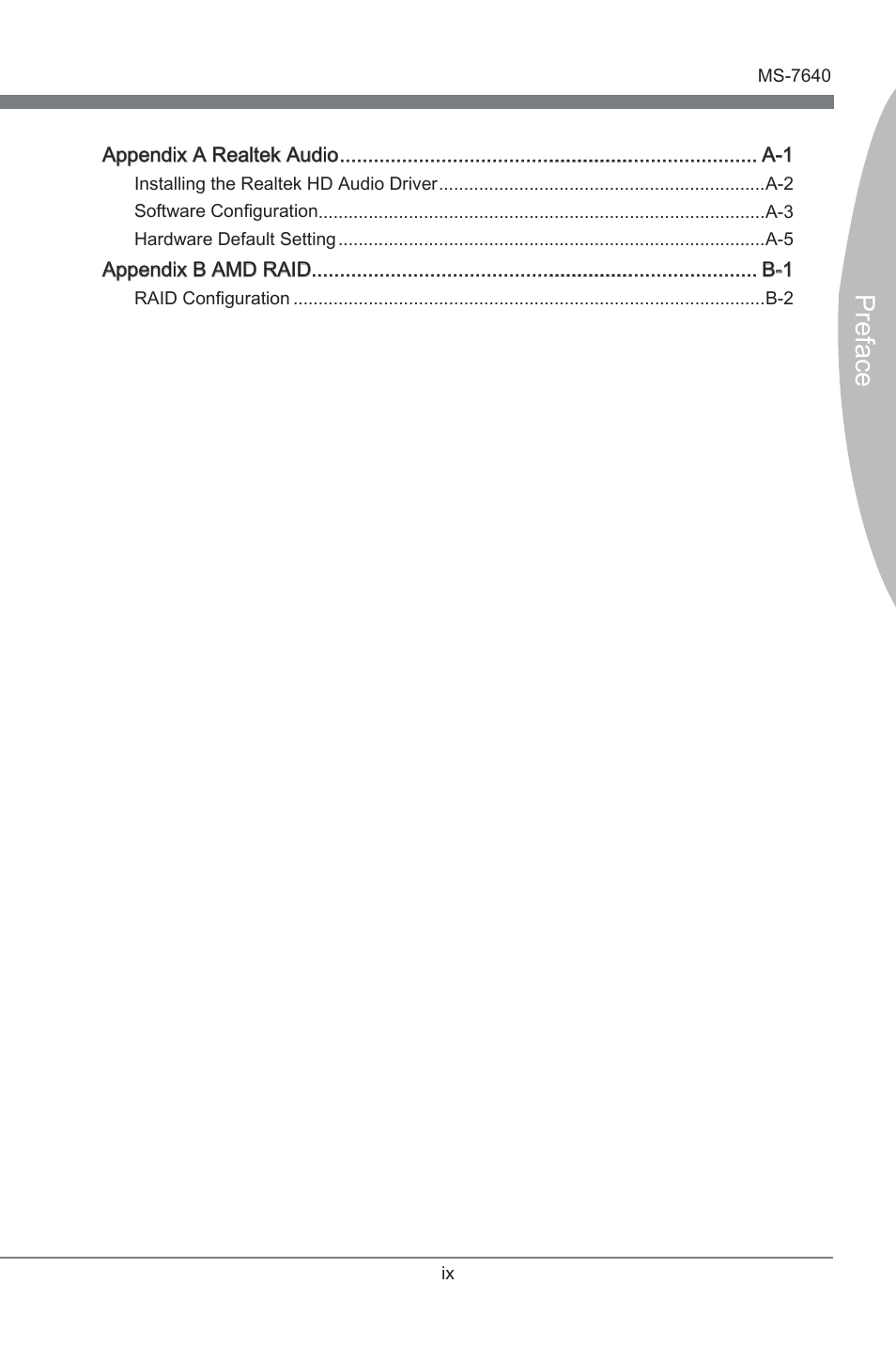 Preface | MSI 890FXA-GD70 User Manual | Page 9 / 90