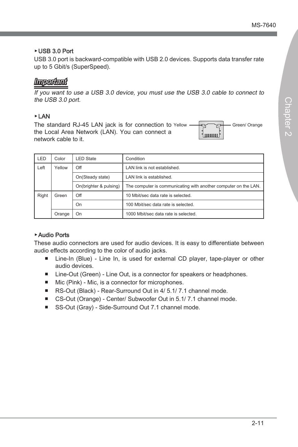 Chapter 2, Important | MSI 890FXA-GD65 User Manual | Page 27 / 80