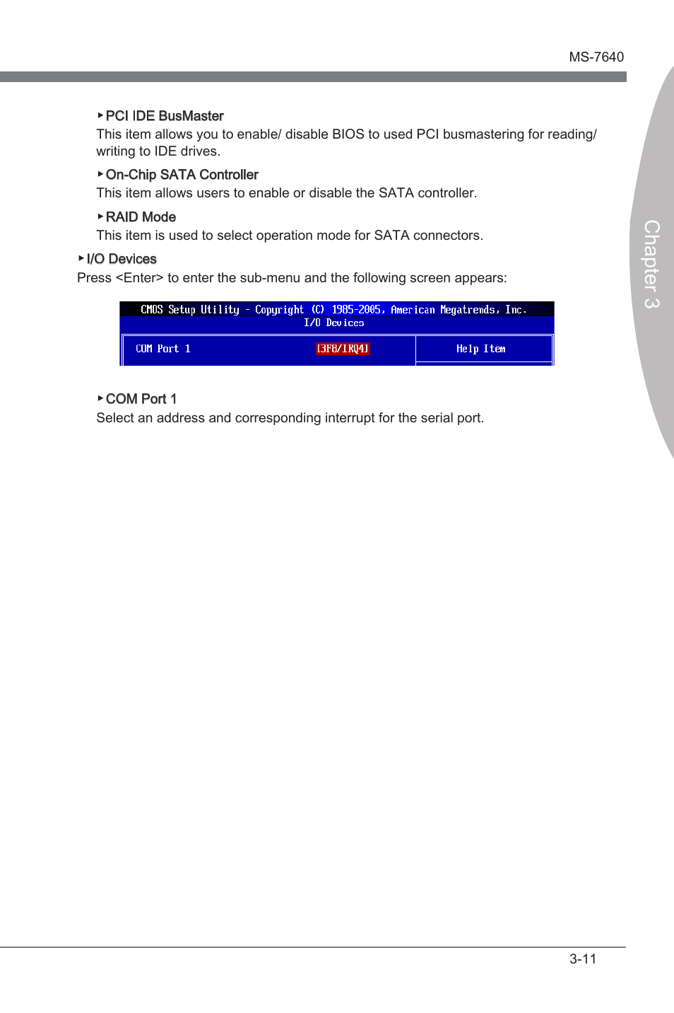 Chapter 3 | MSI 890FXA-GD65 User Manual | Page 47 / 80