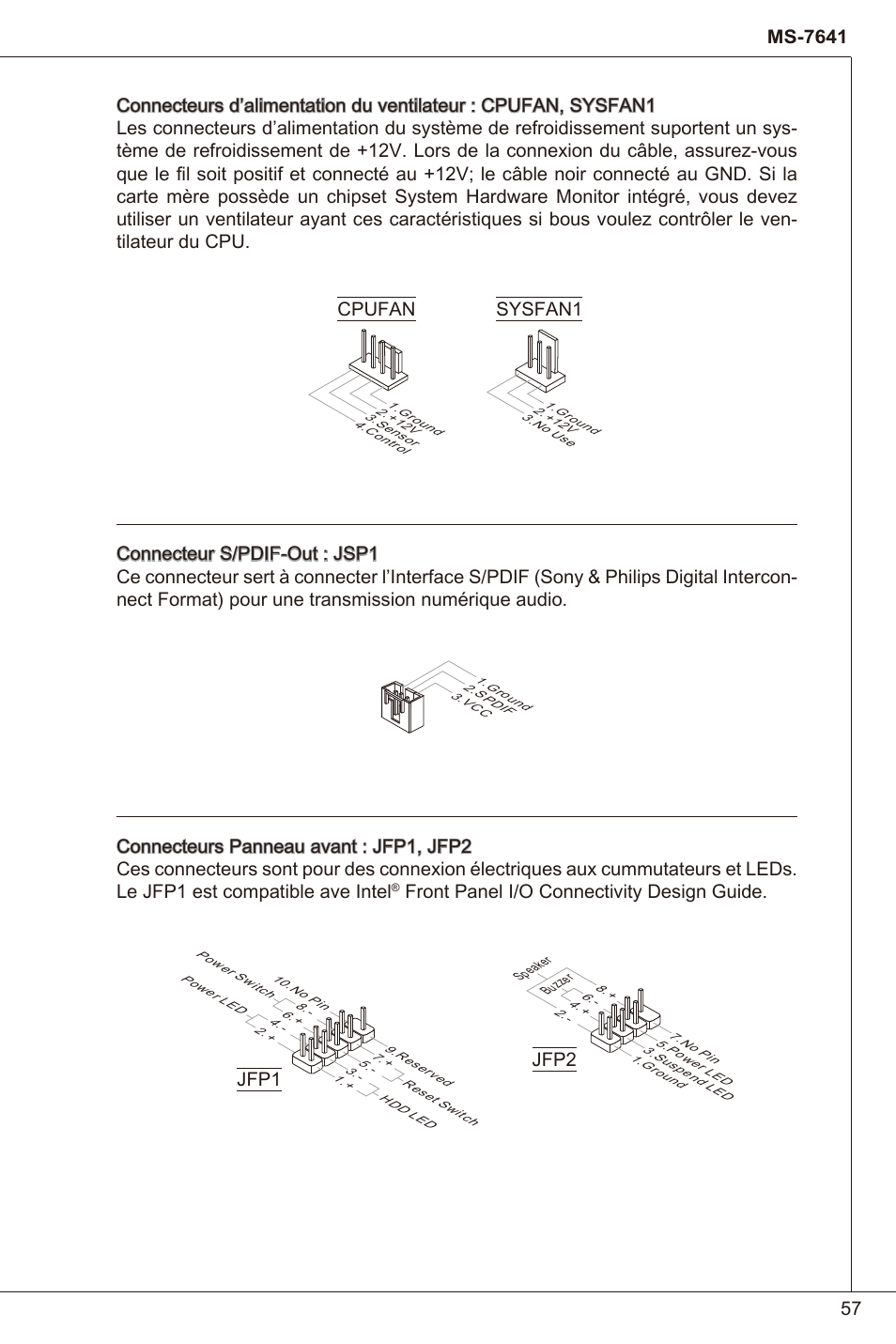 Front panel i/o connectivity design guide, Jfp2 | MSI 880GMA-E35 (FX) User Manual | Page 57 / 169