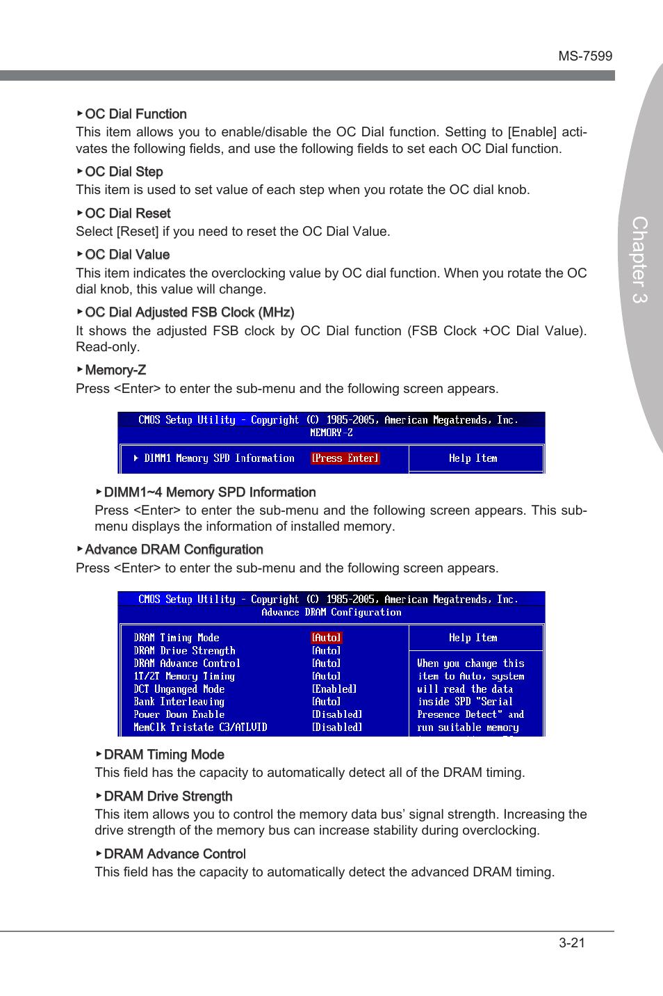 Chapter 3 | MSI 870A-G46 User Manual | Page 57 / 80