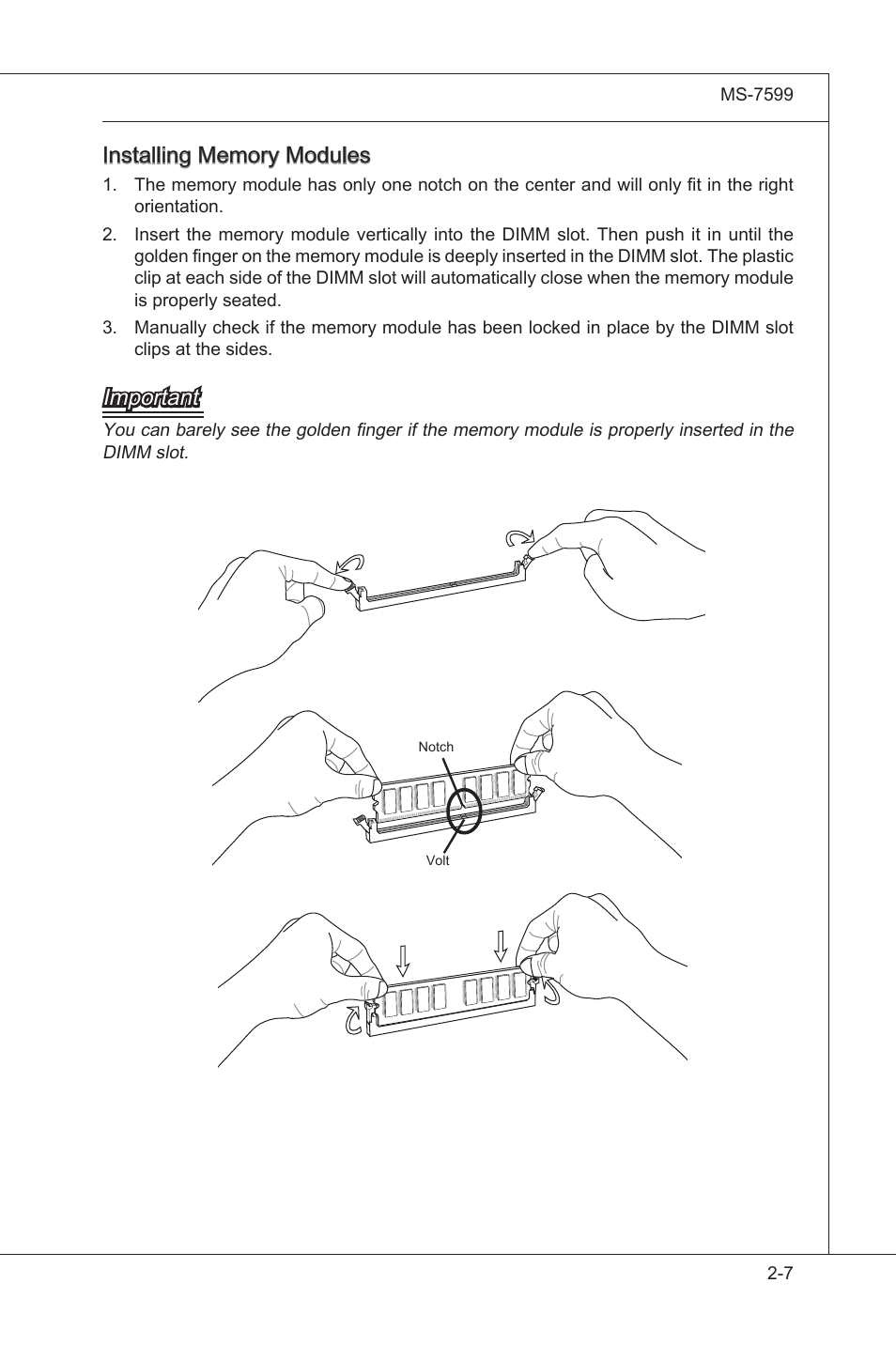 Important | MSI 870A-G54 (FX) User Manual | Page 23 / 84