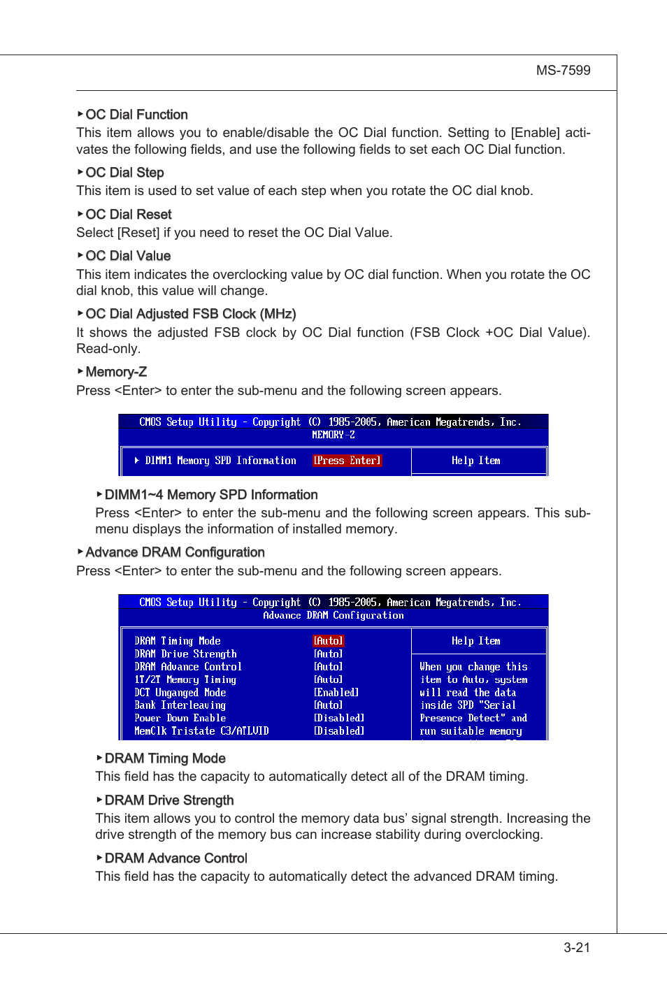 MSI 870A-G54 (FX) User Manual | Page 61 / 84