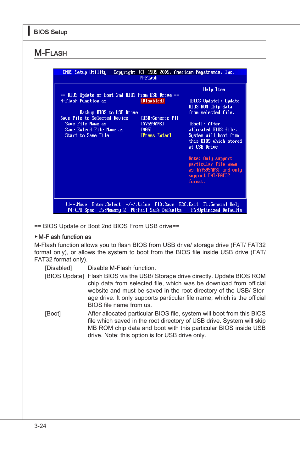 M-flash -24 | MSI 870A-G54 (FX) User Manual | Page 64 / 84