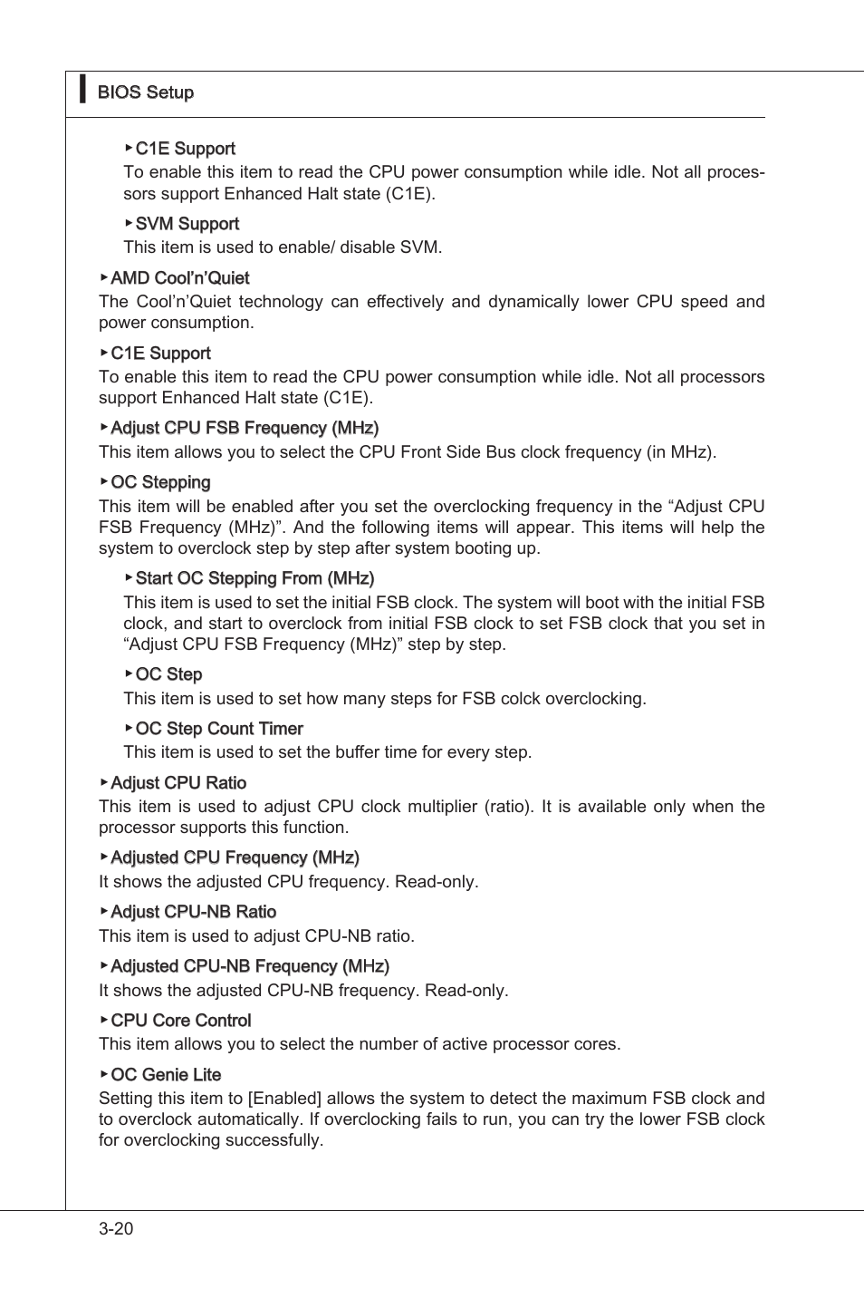 MSI 870A-G54 User Manual | Page 59 / 83