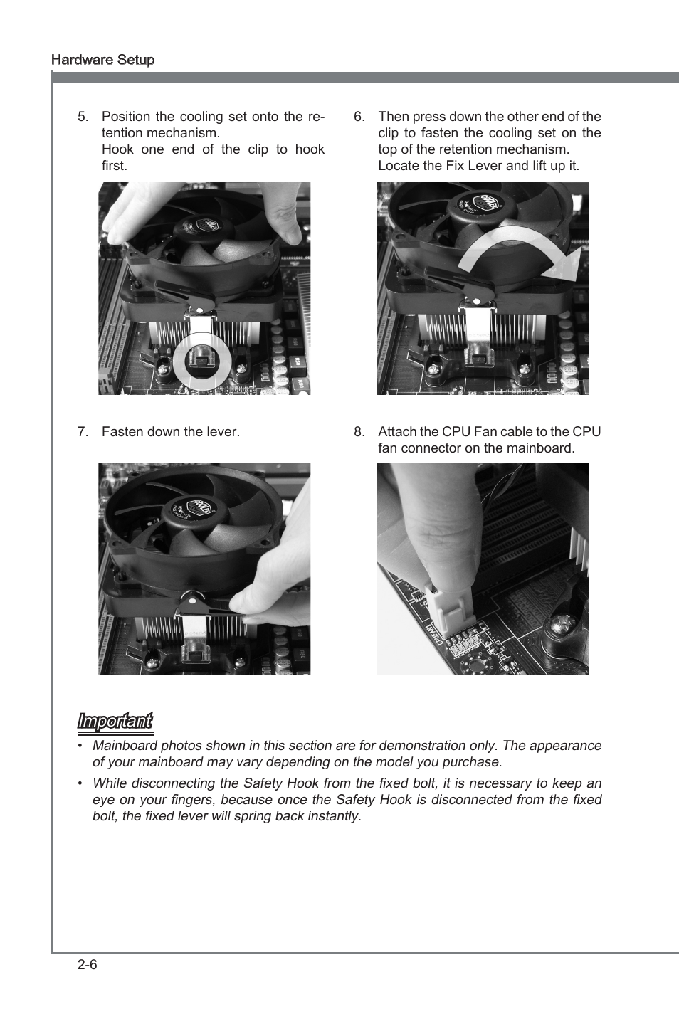 Chapter 2, Important | MSI 870A Fuzion Power Edition User Manual | Page 22 / 86