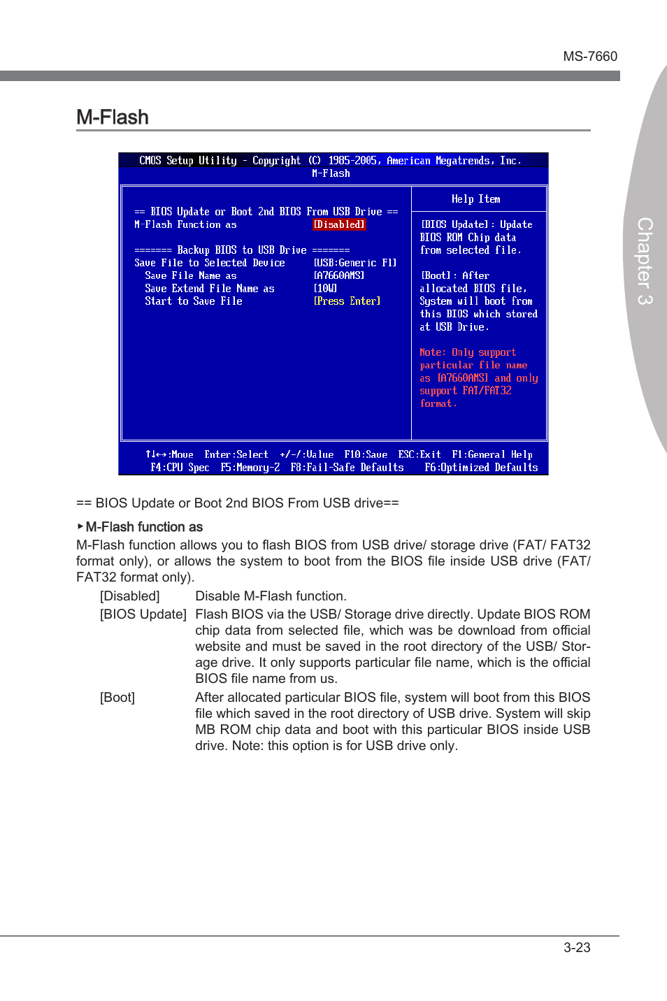 Chapter 3, Chapter 3 m-flash | MSI 870A Fuzion Power Edition User Manual | Page 65 / 86