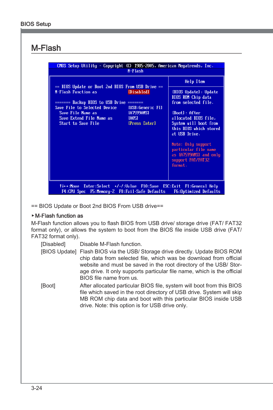M-flash -24, Chapter 3, Chapter 3 m-flash | MSI 870-G45 User Manual | Page 61 / 104