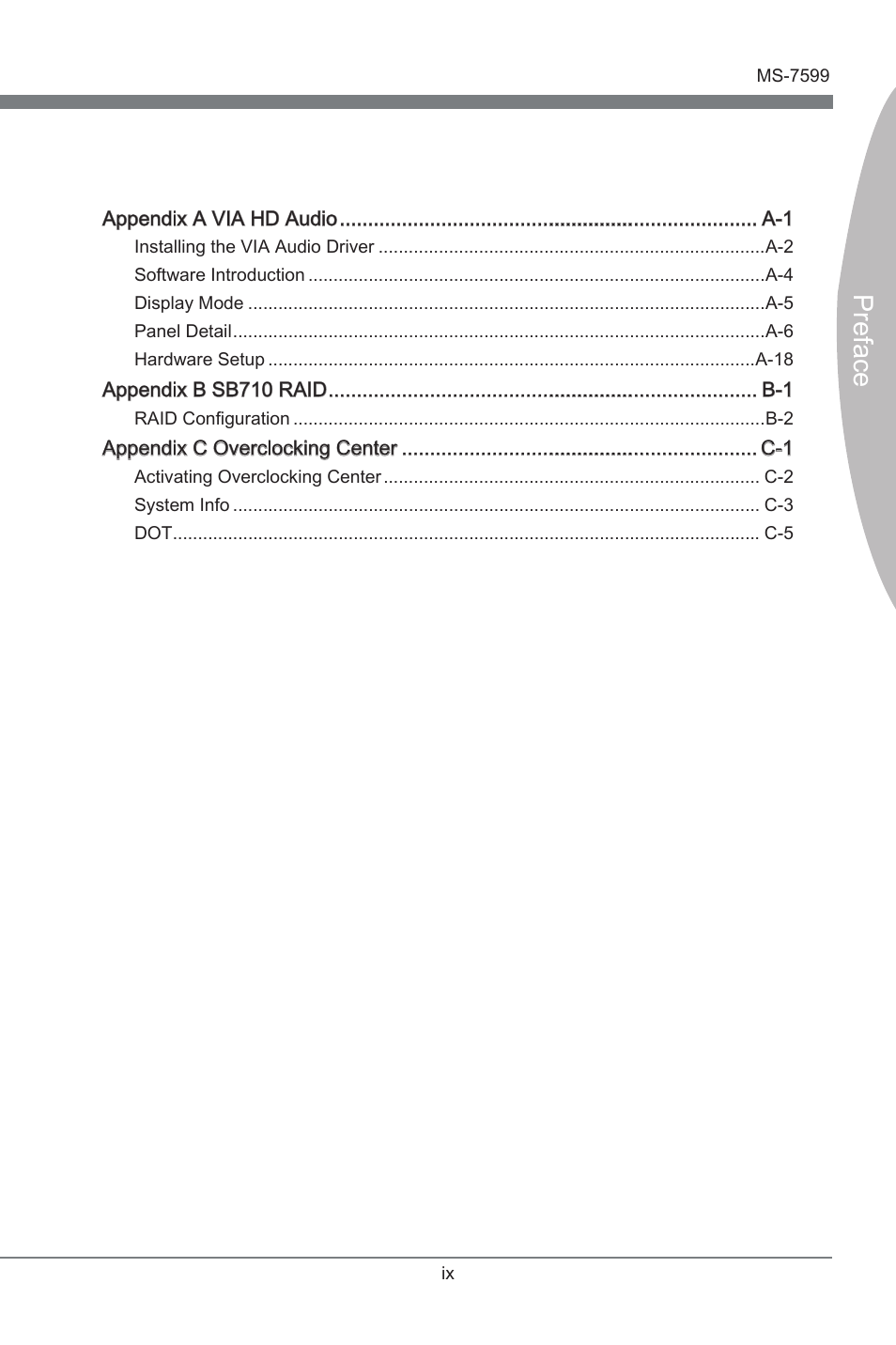 Preface | MSI 870-G45 User Manual | Page 9 / 104