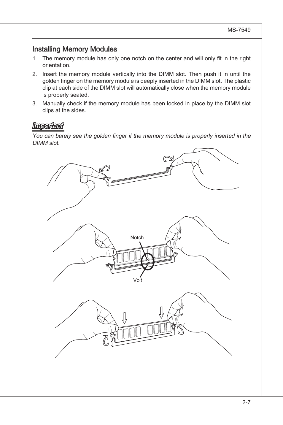 Important | MSI 785GTM-E45 User Manual | Page 23 / 106