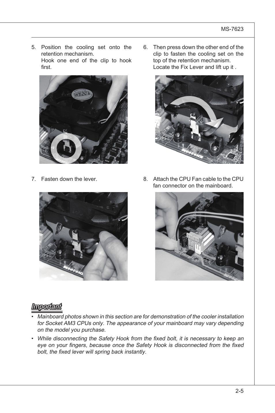 Important | MSI 760GM-P35 User Manual | Page 21 / 97
