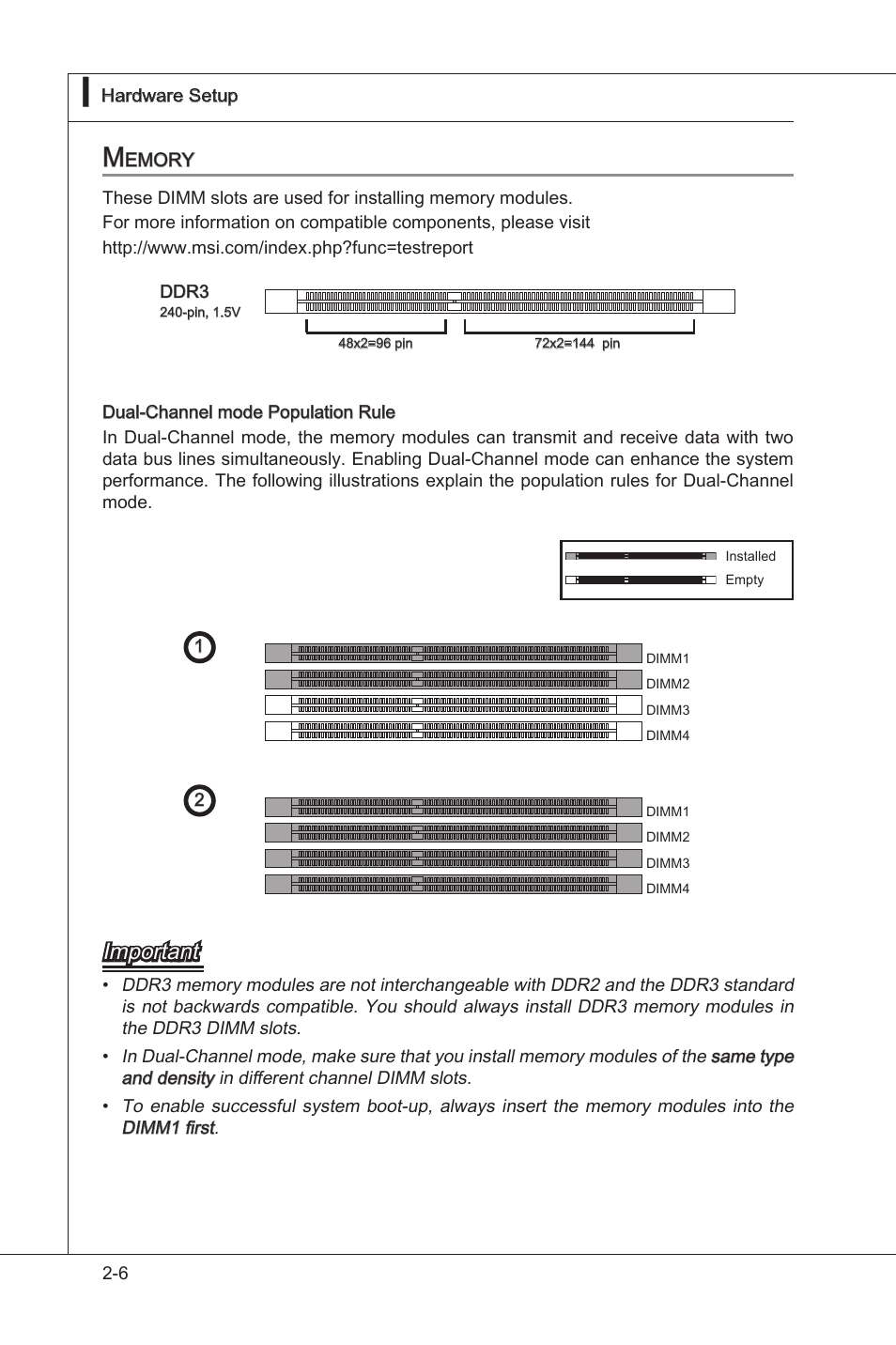 Important | MSI 760GM-P35 User Manual | Page 22 / 97
