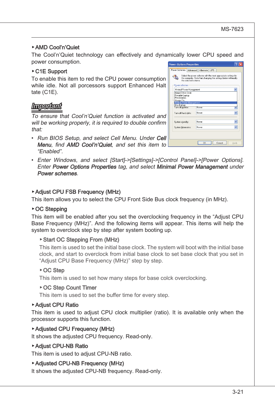 Important | MSI 760GM-P35 User Manual | Page 57 / 97