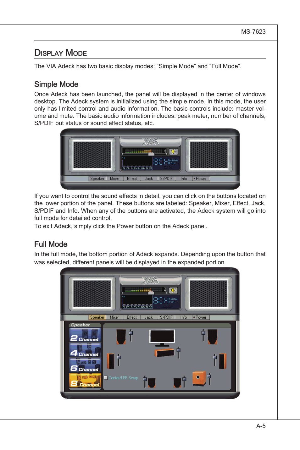 Smple mode, Full mode | MSI 760GM-P35 User Manual | Page 71 / 97