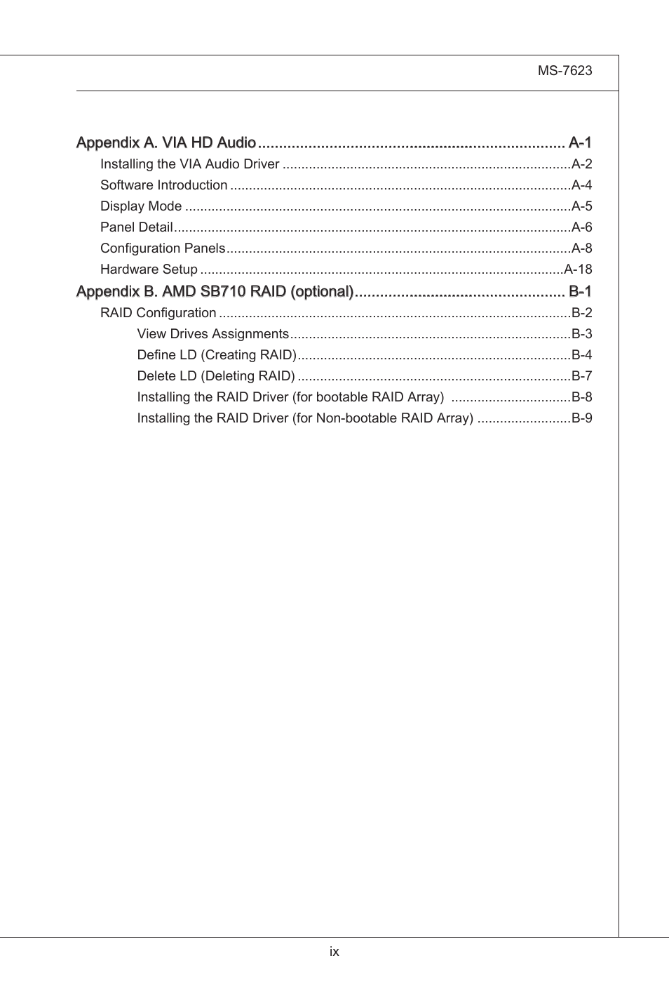 MSI 760GM-P35 User Manual | Page 9 / 97