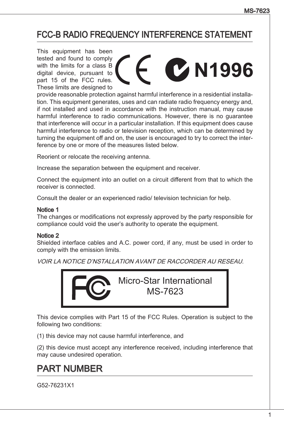 MSI 760GM-P33 User Manual | 169 pages