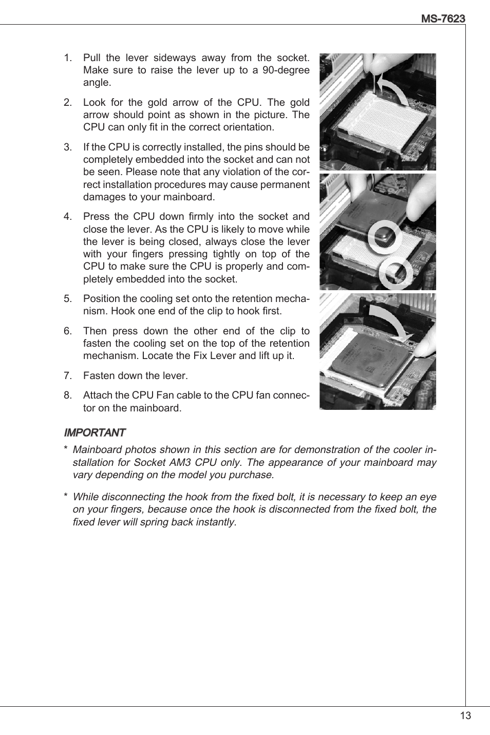 Rear panel, Hardware setup | MSI 760GM-P33 User Manual | Page 13 / 169