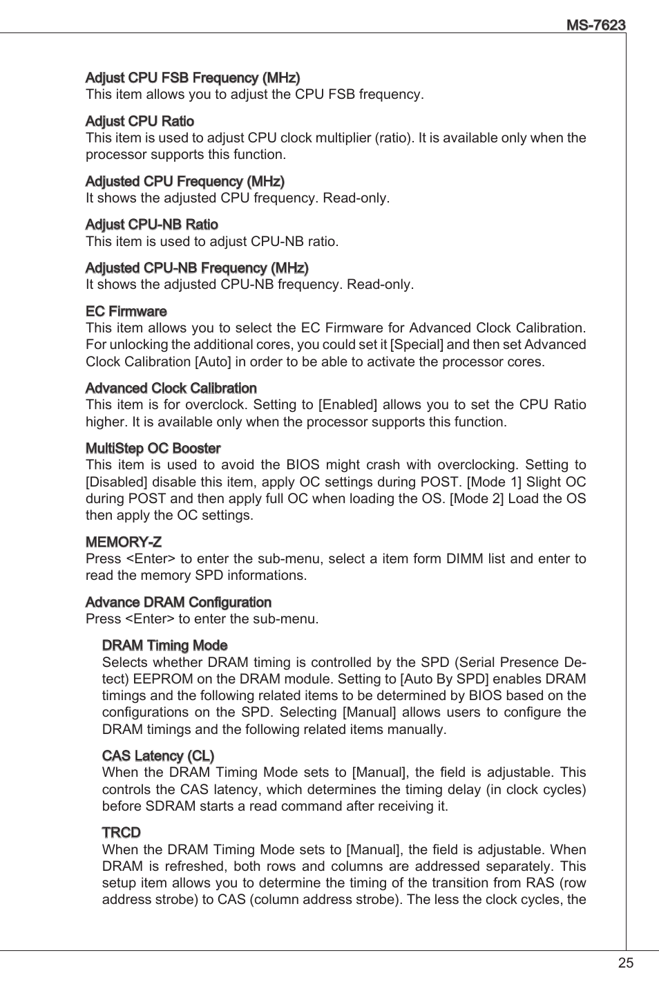 MSI 760GM-P33 User Manual | Page 25 / 169