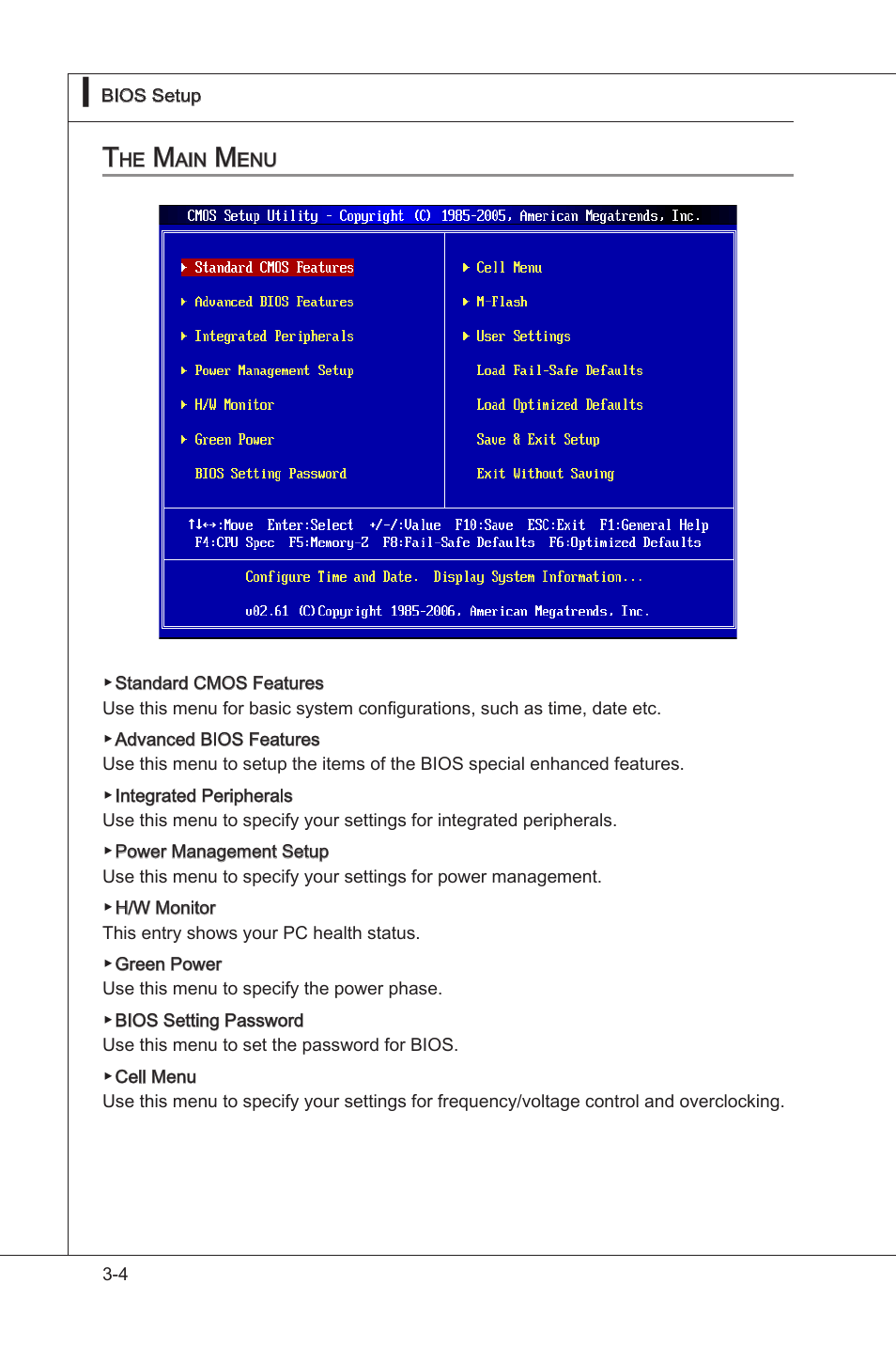 The man menu -4 | MSI 760GM-E51 (FX) User Manual | Page 44 / 108