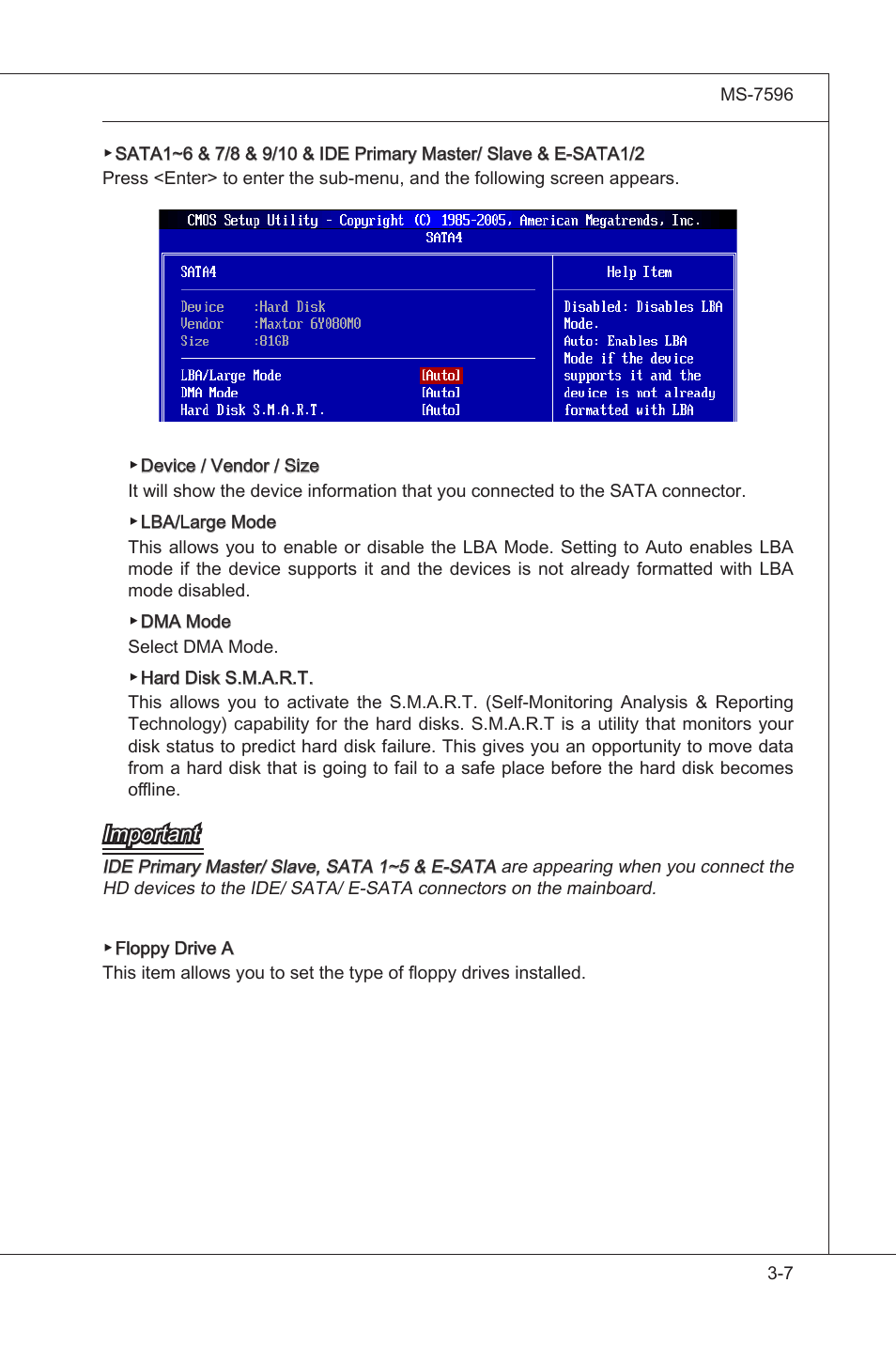 Important | MSI 760GM-E51 User Manual | Page 46 / 106